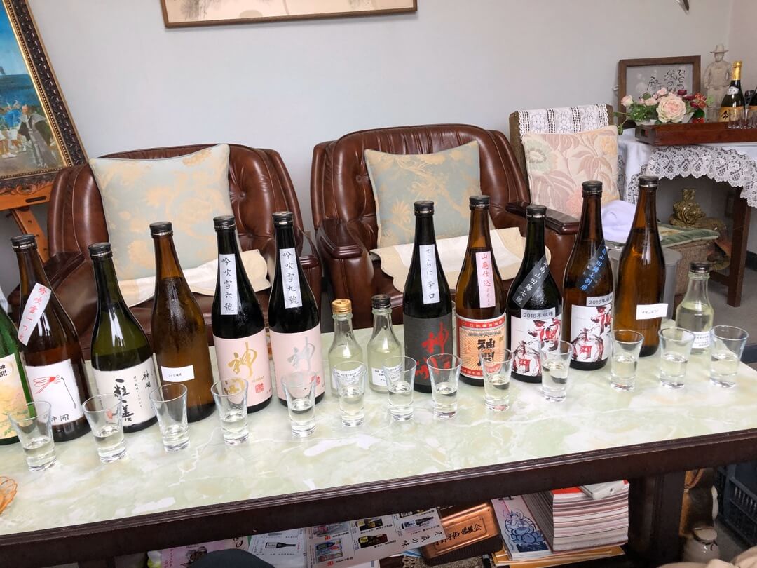 さまざまな種類のお酒