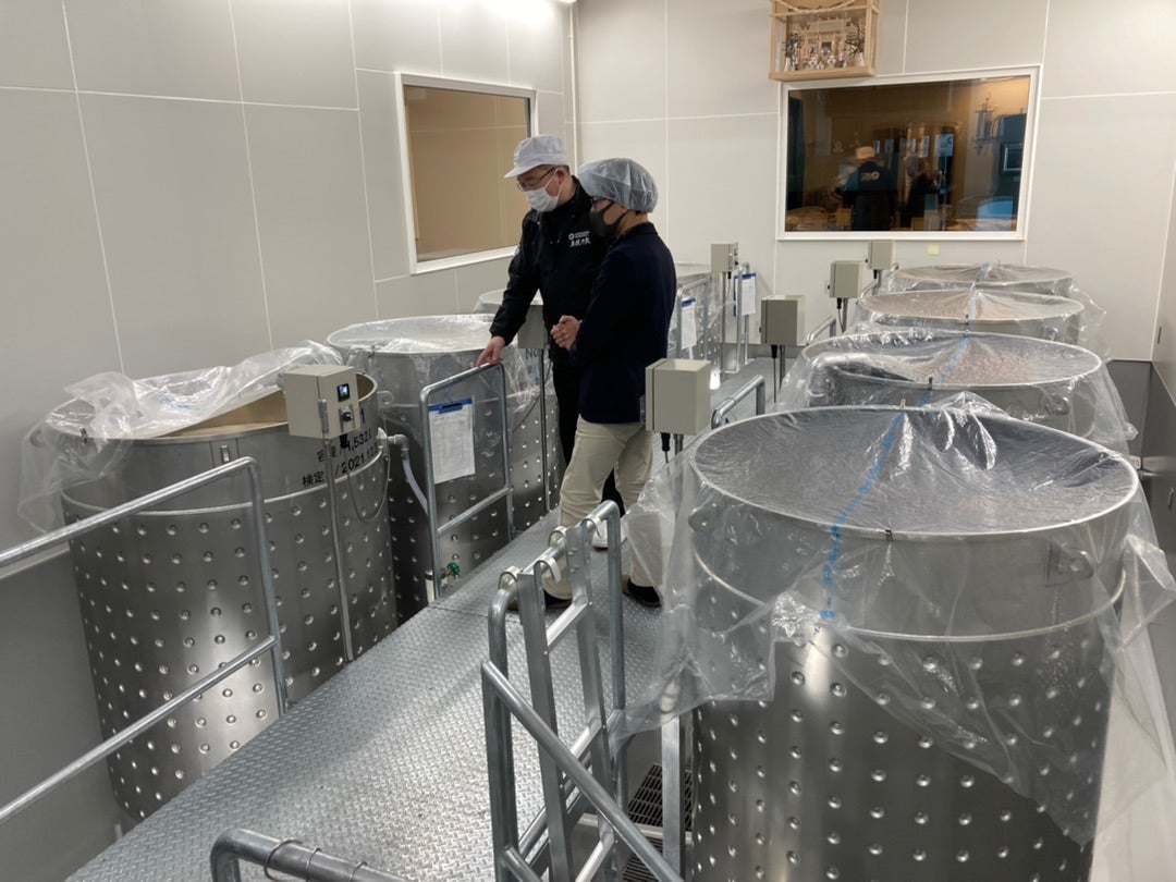 写真：酒造りの内部