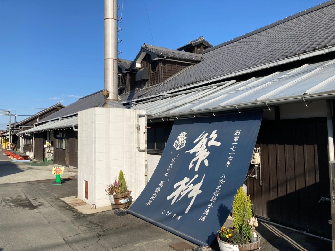 写真：八女の日本酒「繁桝」醸造元　高橋商店さん