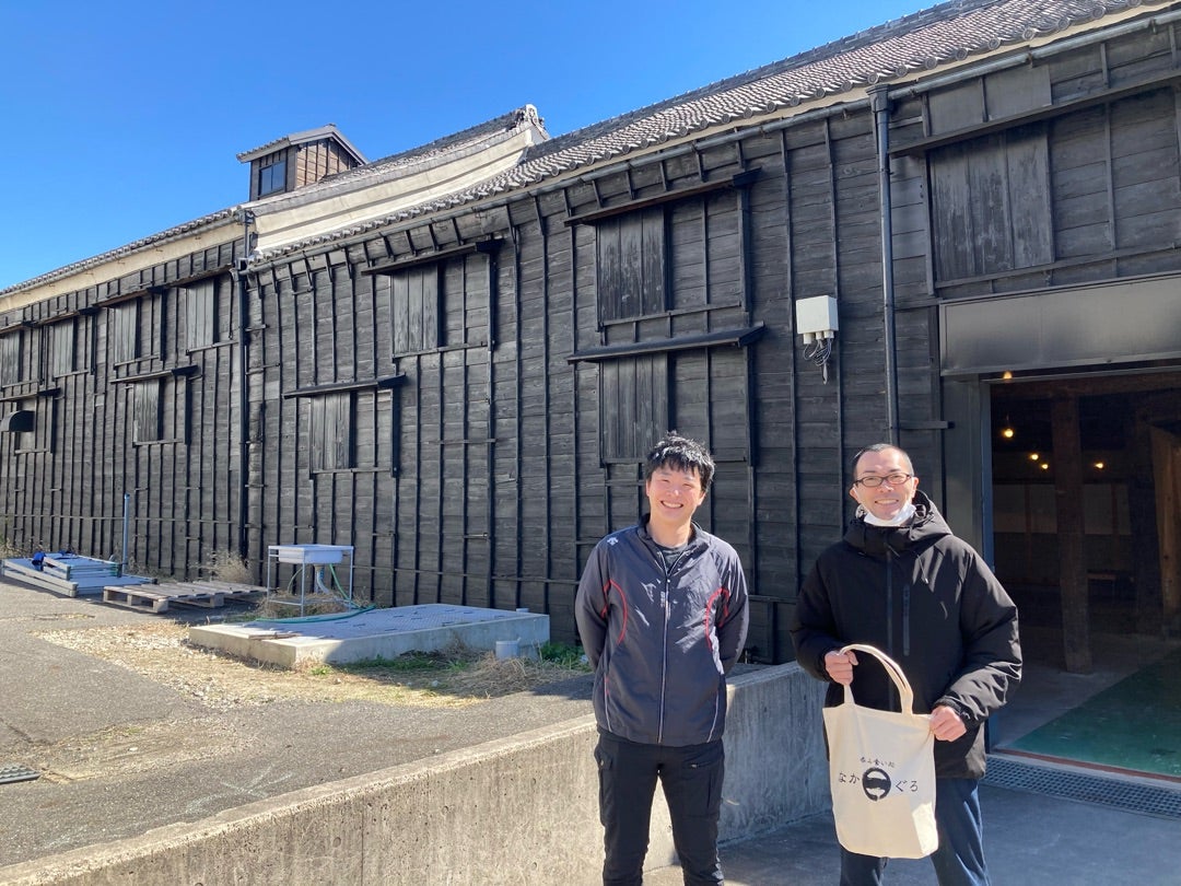 写真：蔵元の伊東さんとパシャリ